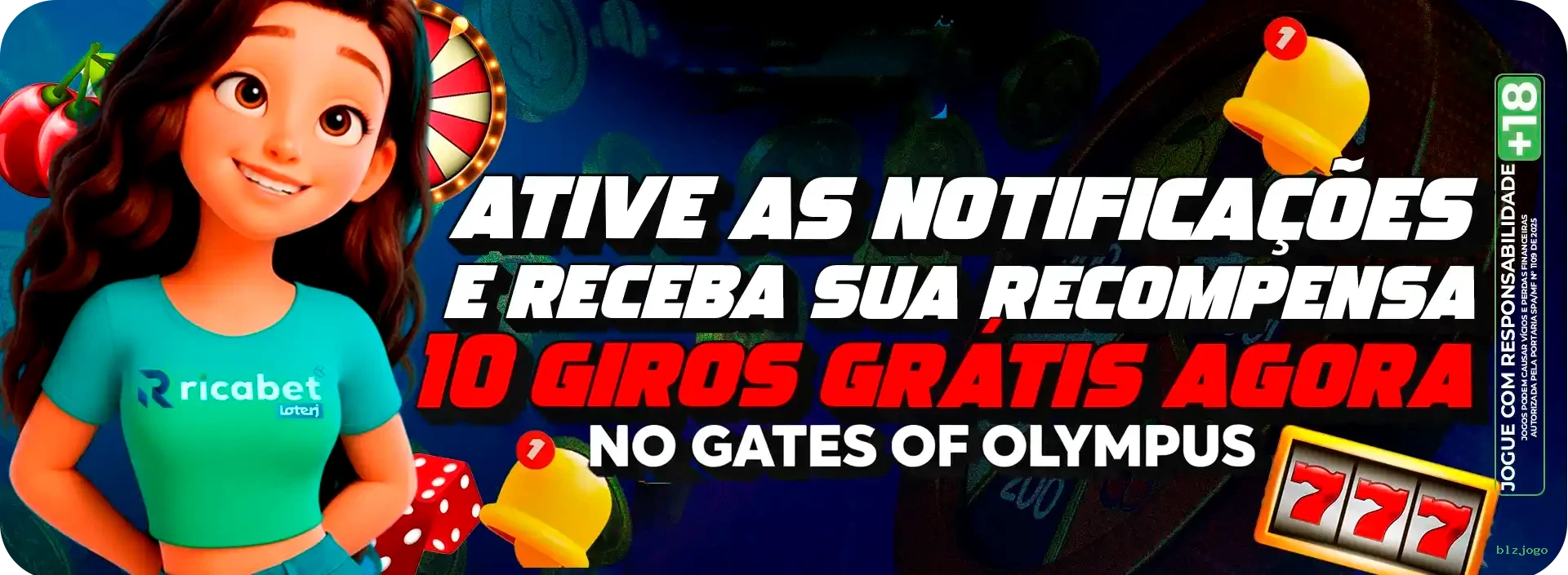 Imagem promocional da blzjogo mostrando a plataforma e suas vantagens